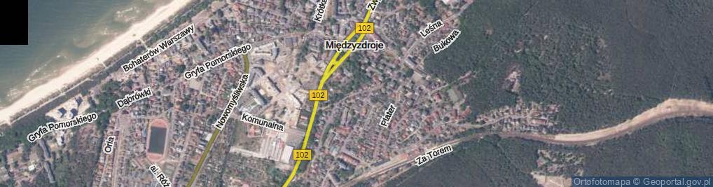 Zdjęcie satelitarne Dąbrowskiej Marii ul.