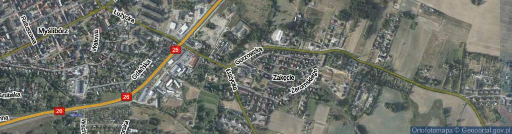 Zdjęcie satelitarne Dąbrowskiej Marii ul.