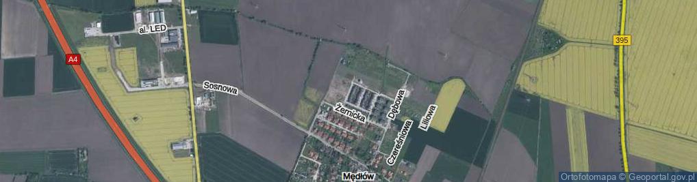 Zdjęcie satelitarne Dąbrówki ul.