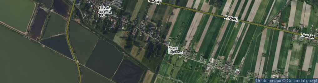 Zdjęcie satelitarne Dąbrowska ul.