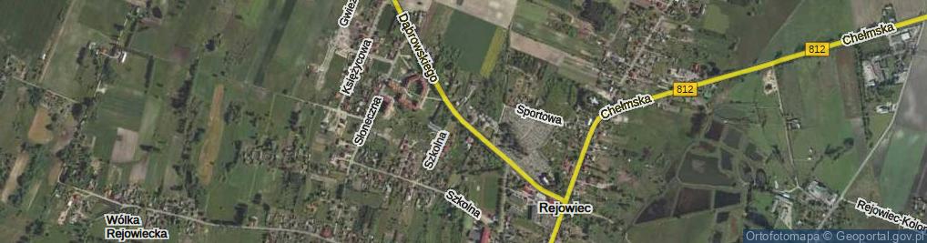 Zdjęcie satelitarne Dąbrowskiego Henryka, gen. ul.