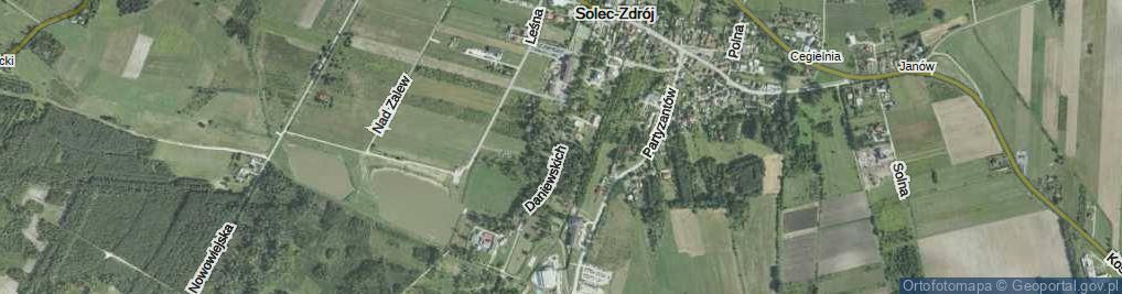 Zdjęcie satelitarne Daniewskich Włodzimierza i Romualda ul.
