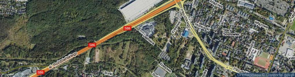 Zdjęcie satelitarne Daimlera Gottlieba ul.