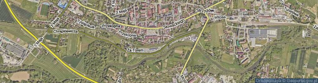 Zdjęcie satelitarne Dąbrowskiego ul.