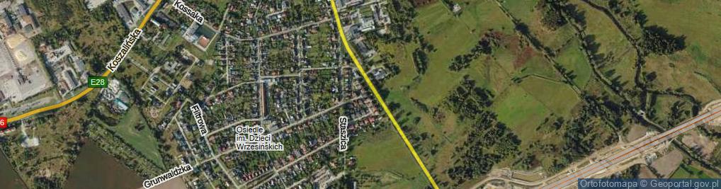 Zdjęcie satelitarne Dąbrowskiej Marii ul.