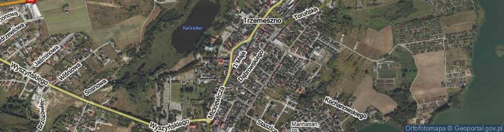 Zdjęcie satelitarne Dąbrowskiego Henryka, gen. ul.