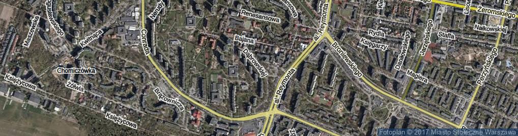 Zdjęcie satelitarne Dąbrowskiej Marii ul.