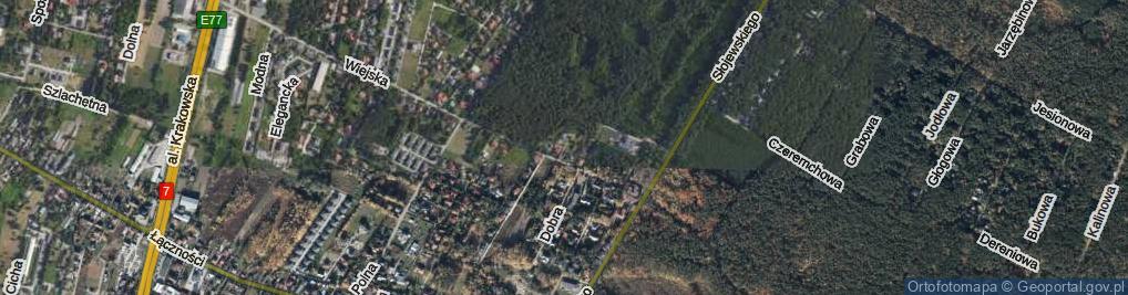 Zdjęcie satelitarne Daleka ul.