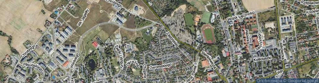 Zdjęcie satelitarne Dąbrowskiej Marii ul.