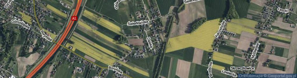 Zdjęcie satelitarne Daleka ul.