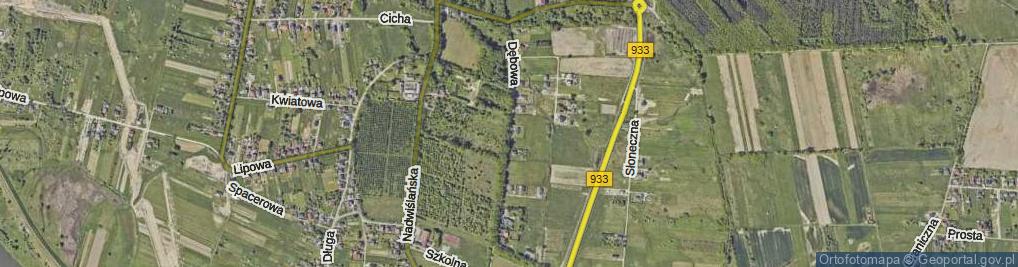 Zdjęcie satelitarne Dębowa ul.