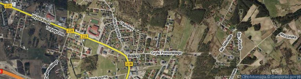 Zdjęcie satelitarne Derdowskiego Jana Hieronima ul.