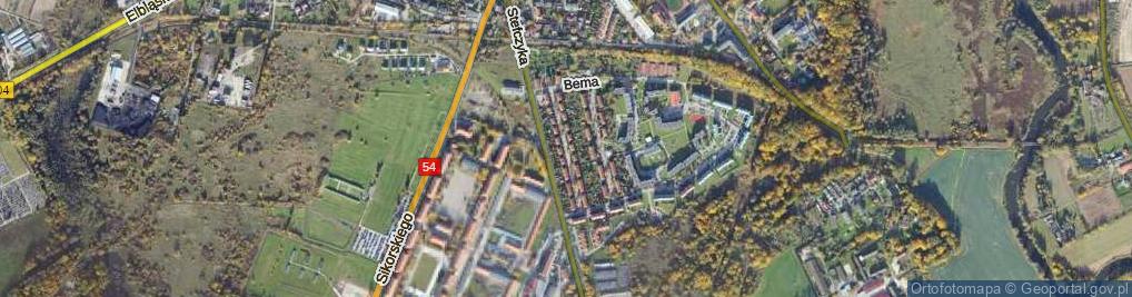 Zdjęcie satelitarne Dembińskiego ul.