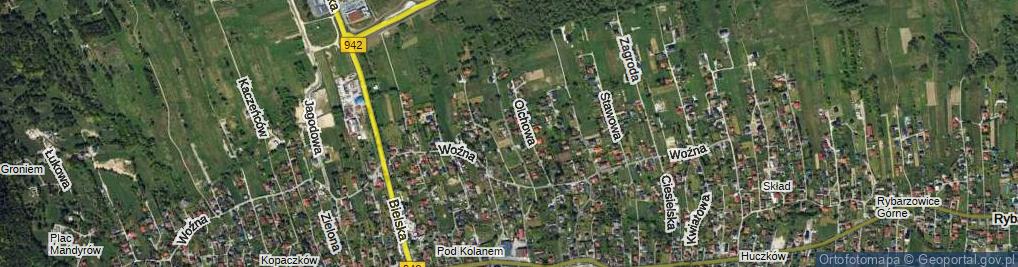 Zdjęcie satelitarne Dębowa ul.