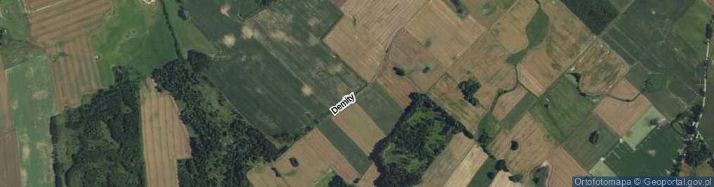 Zdjęcie satelitarne Demity ul.