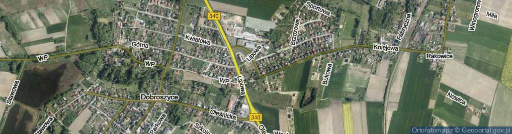 Zdjęcie satelitarne Dębowa ul.