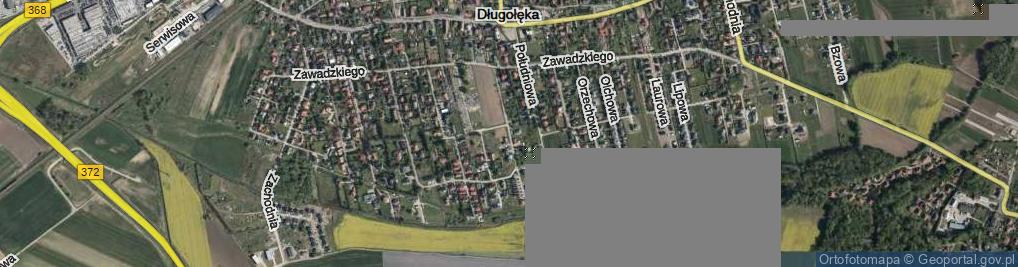 Zdjęcie satelitarne Dębowa ul.