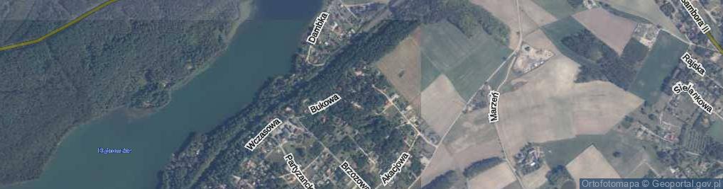 Zdjęcie satelitarne Dębowa ul.