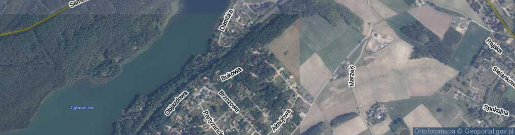 Zdjęcie satelitarne Dębowa ul.