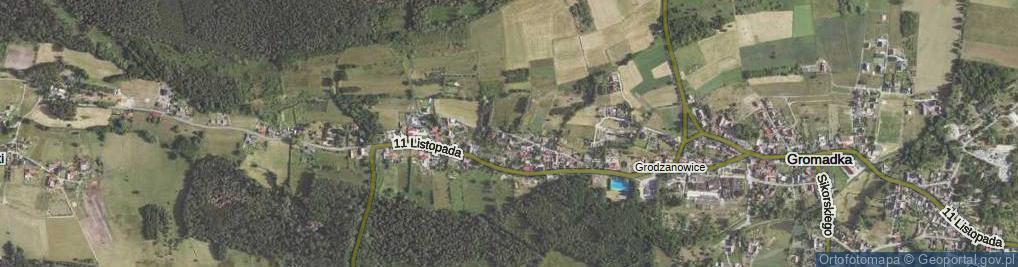 Zdjęcie satelitarne Dębowa ul.