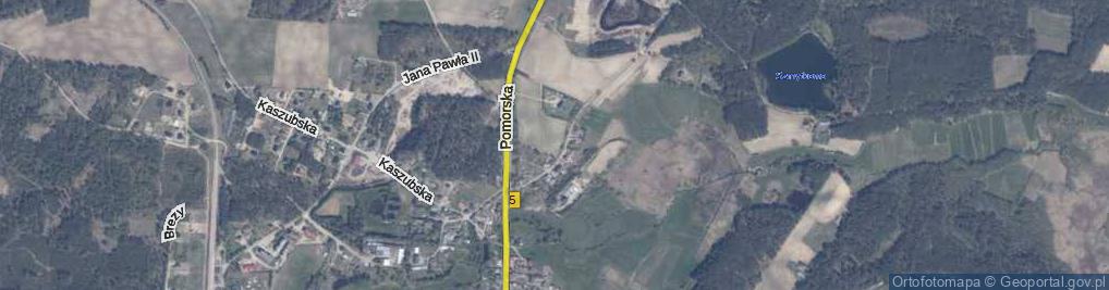 Zdjęcie satelitarne Dębowa ul.