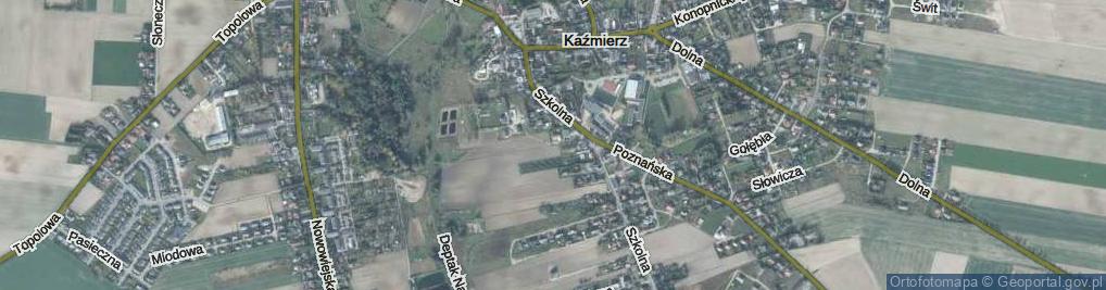 Zdjęcie satelitarne Deptak Grobla ul.