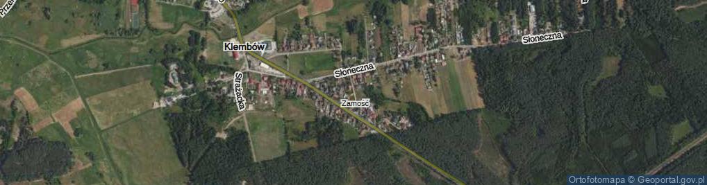 Zdjęcie satelitarne Dębowa ul.