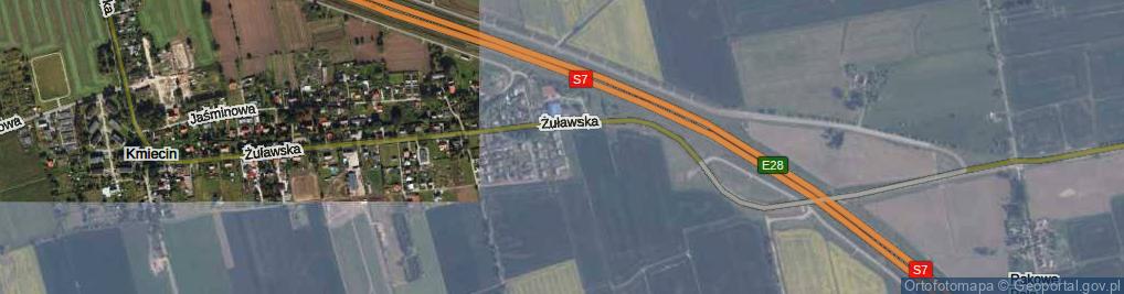 Zdjęcie satelitarne Dębowa ul.