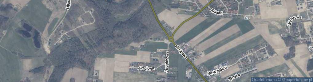 Zdjęcie satelitarne Dębowa ul.