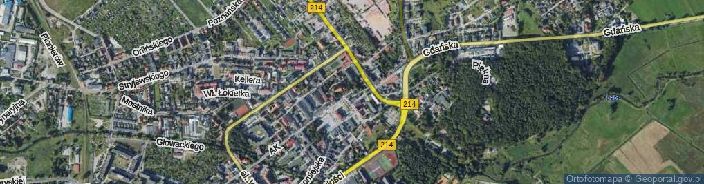 Zdjęcie satelitarne Derdowskiego Hieronima ul.