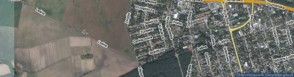 Zdjęcie satelitarne Derkaczowa ul.