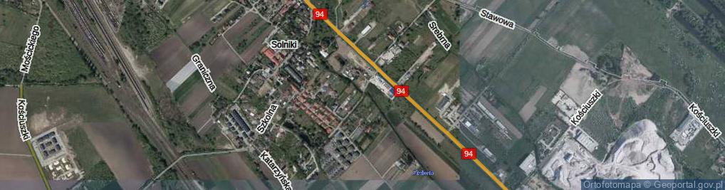 Zdjęcie satelitarne Dębowa ul.