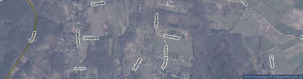 Zdjęcie satelitarne Dębowa ul.