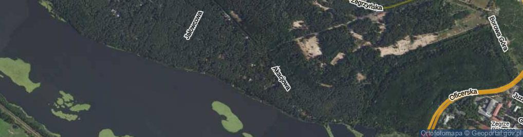 Zdjęcie satelitarne Dębowa ul.