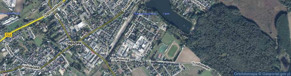 Zdjęcie satelitarne Dębowa ul.