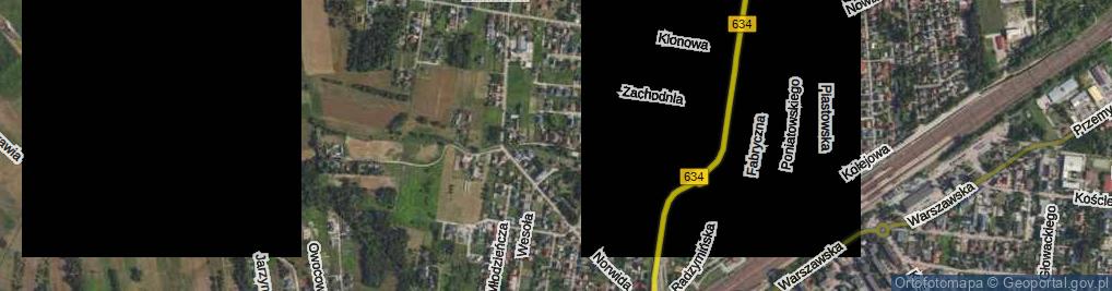 Zdjęcie satelitarne Dębowa ul.