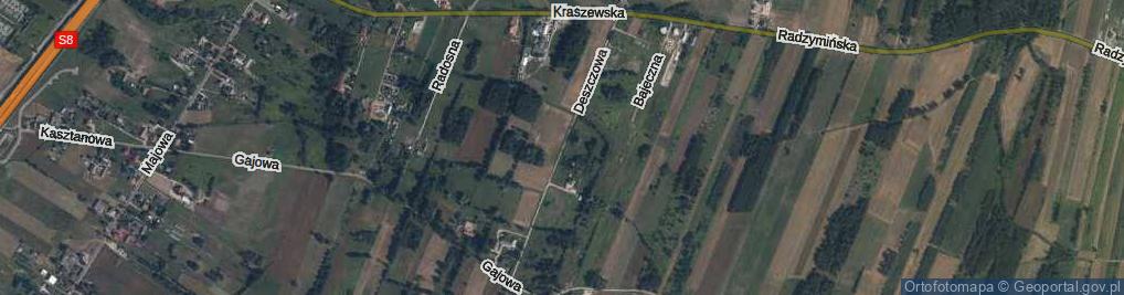 Zdjęcie satelitarne Deszczowa ul.