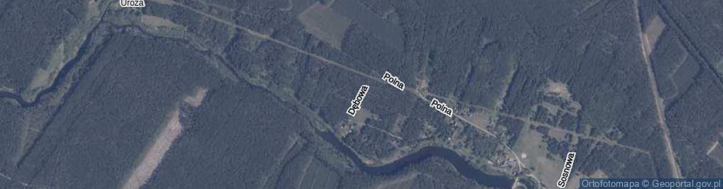 Zdjęcie satelitarne Dębowa ul.