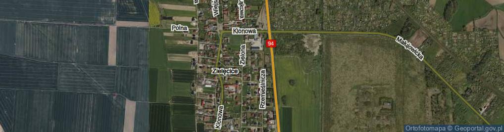 Zdjęcie satelitarne Dębowa ul.
