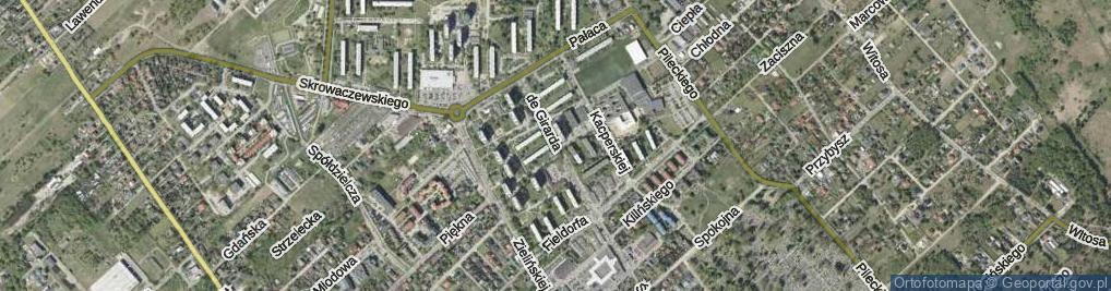 Zdjęcie satelitarne de Girarda Filipa ul.