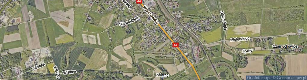 Zdjęcie satelitarne Diamentowa ul.