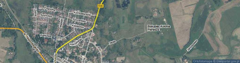 Zdjęcie satelitarne Diamentowa ul.