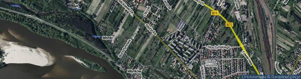 Zdjęcie satelitarne Diamentowa ul.
