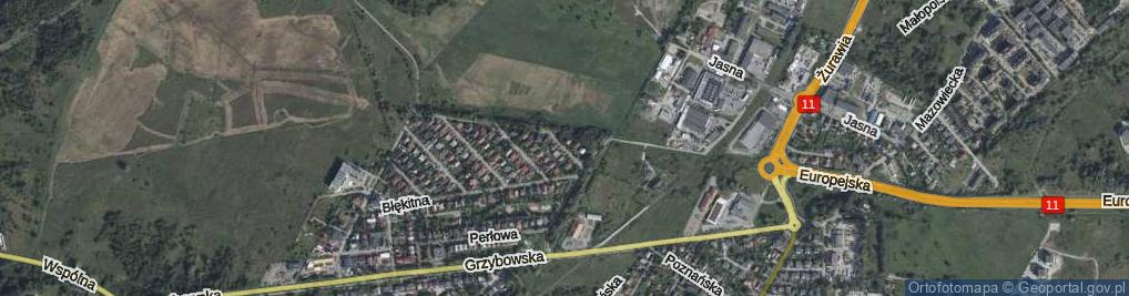 Zdjęcie satelitarne Diamentowa ul.