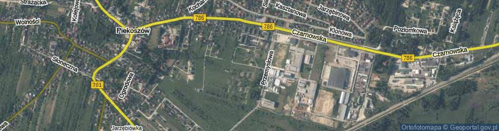 Zdjęcie satelitarne Diamentowa ul.