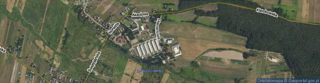 Zdjęcie satelitarne Diamentowa ul.