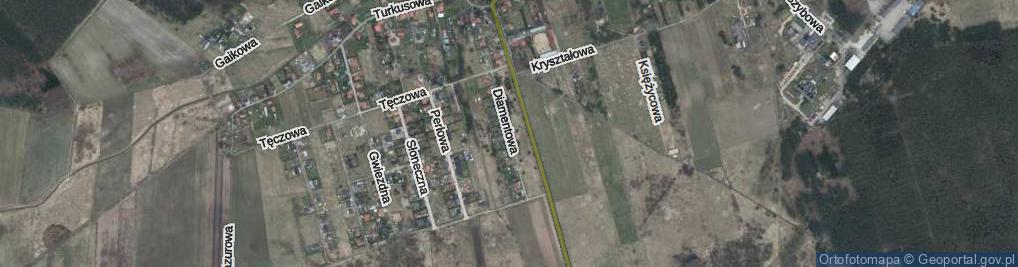 Zdjęcie satelitarne Diamentowa ul.