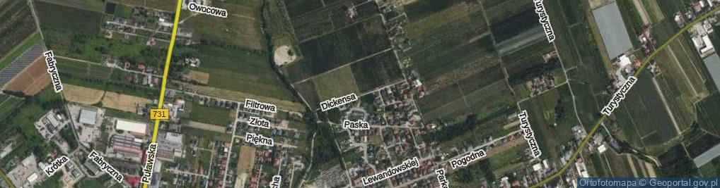 Zdjęcie satelitarne Dickensa Karola ul.