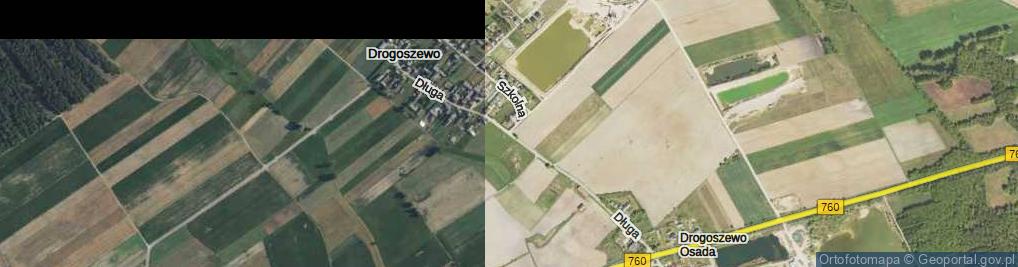 Zdjęcie satelitarne Długa ul.