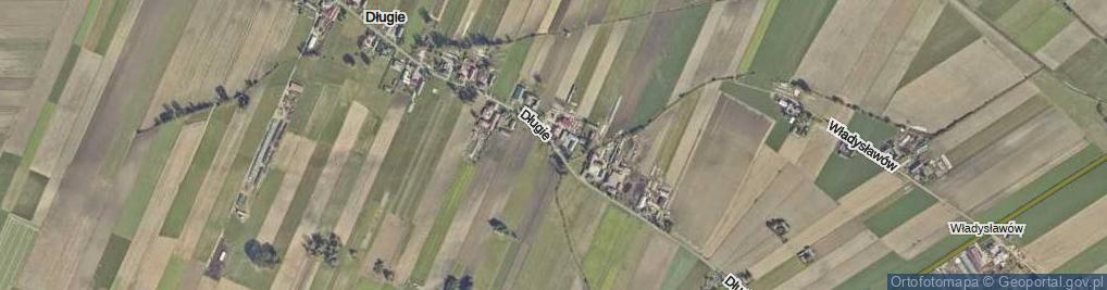 Zdjęcie satelitarne Długie ul.